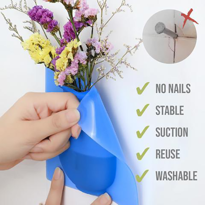 (Mother's Day Pre Sale- 50% OFF) Stick-on Silicone Vase