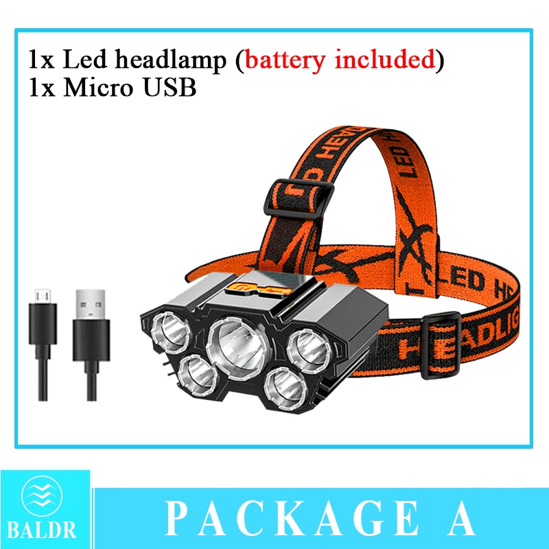 🎣 Summer Sale-30% OFF🐠USB Portable Headlamp