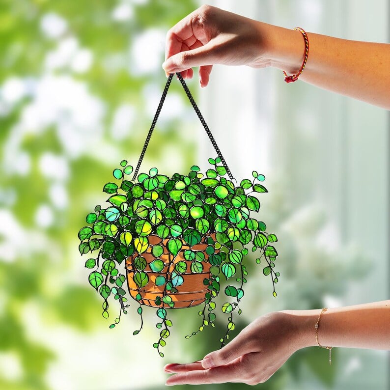 🍁Fall Harvest Sale: 60% OFF! String of Turtles Suncatcher: Greenery Window Decor