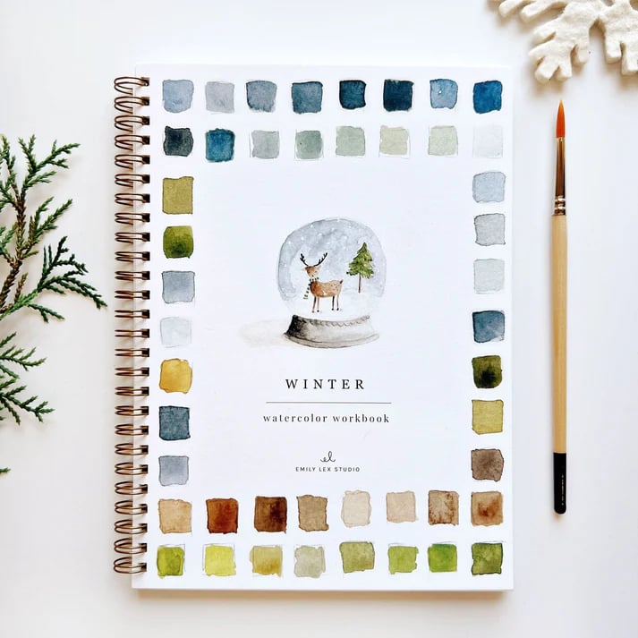 🔥LAST DAY 55% OFF - 🖼️Beginner-Friendly💕 Watercolor Workbook