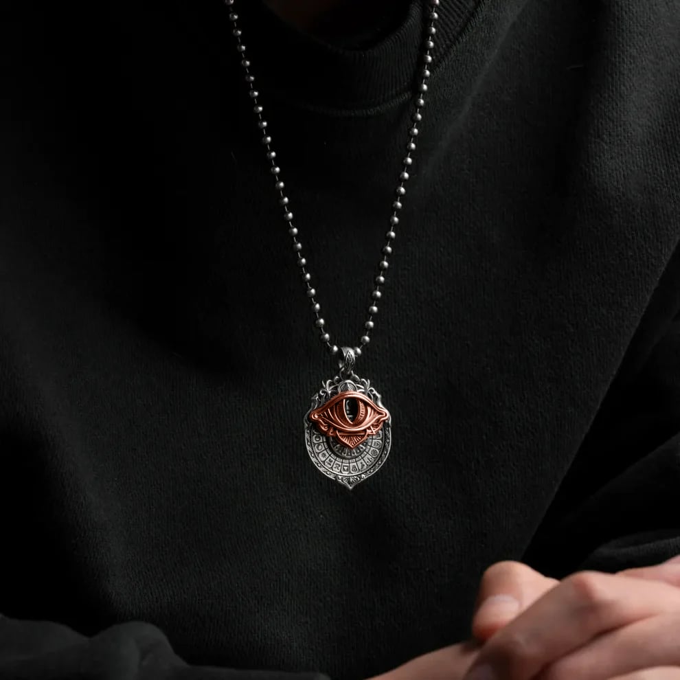 👁️‍🗨️Handmade Tarot Vision Pendant: Connect to Cosmic Wisdom Anytime