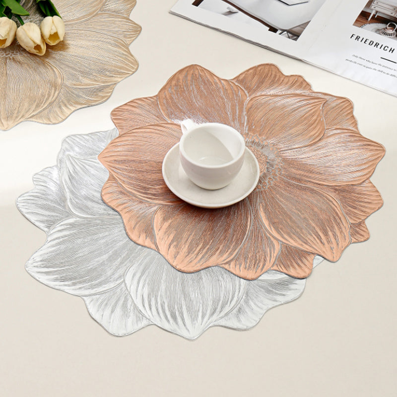 🔥Last Day Promotion 50% OFF🔥Lotus-Shaped Heat-Resistant and Washable Placemat