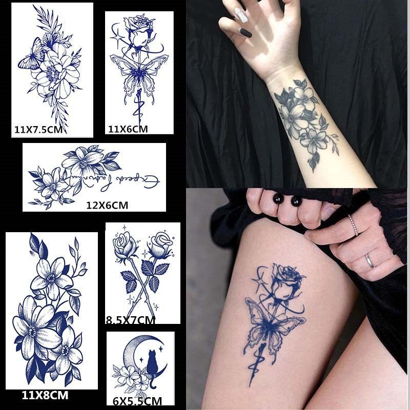 (🔥TikTok Summer SALE) Butterfly Herbal tattoo stickers