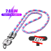 🔥Heißer Verkauf - 49% Rabatt⚡240W Lanyard Schnellladekabel mit Diebstahlsicherung