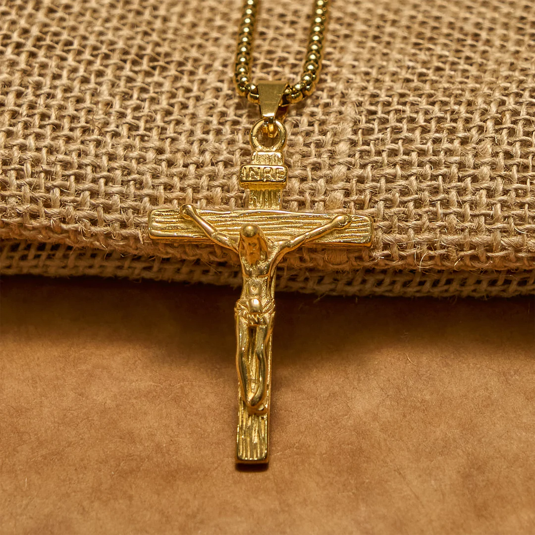 ✝️100% Handmade Crucifix Pendant Charm Necklace(𝐉𝐚𝐜𝐤 𝐌𝐢𝐥𝐥𝐞𝐫 𝐇𝐚𝐧𝐝𝐦𝐚𝐝𝐞®)