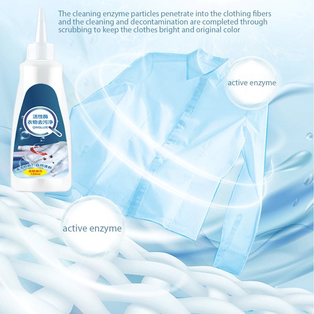 🔥Last Day Promotion 70% OFF-🔥-Active Enzyme Clothing Stain Remover (Buy 3 get 2 free and free shipping now)