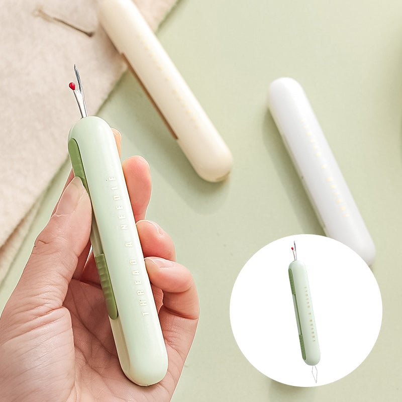 🌲Buy 2 Get 1 Free (3 PCS) - 2 In 1 Needle Threader Seam Ripper