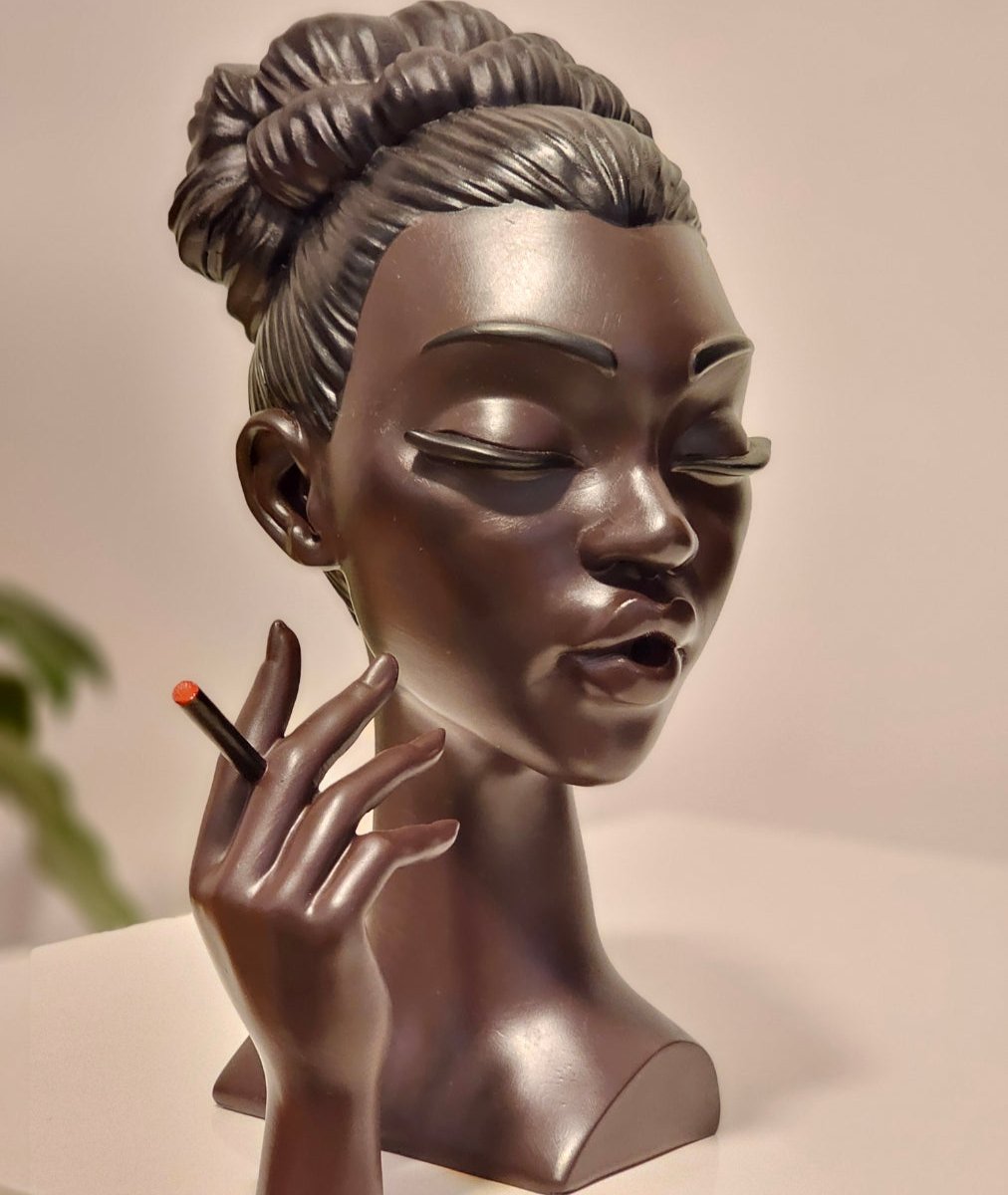 🎄Christmas Sale - 70% OFF🎁Head Incense Burner Black Woman