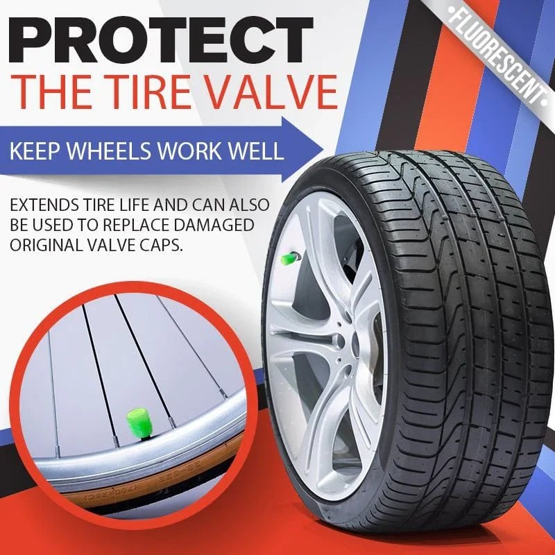 🔥Last Day Promotion 50% OFF🔥Fluorescent Car Tire Valve Caps