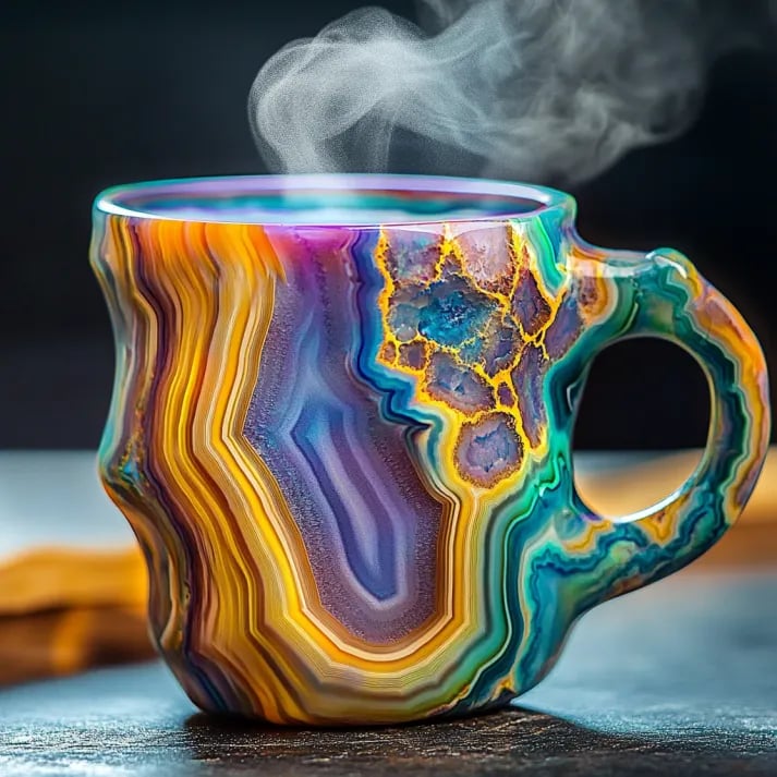 🔥Last Day Promotion 48% OFF-🥃-Mineral Crystal Mug