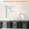 🔥Last Day Promotion 70% OFF🔥Wall Outlet Extender with Shelf & Night Light⚡BUY 2 FREE SHIPPING