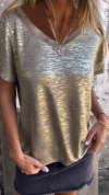 Stamping Short-sleeved T-shirt