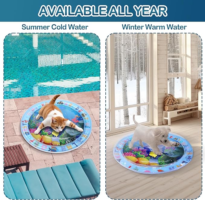 🔥Last Day 48% OFF🔥Thicken Water Sensory Mat for Pet❤️Buy 2 Free Shipping