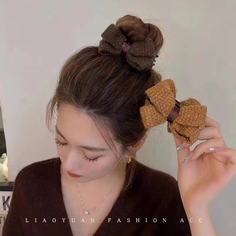 (🎄Christmas Promotion--48%OFF)Elegant Knitted wool Flower Hair Clip(Buy 3 get 1 Free)