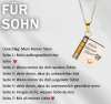 🎁💗Meine kleine Stern-Buch-Kette für Tochter & Sohn, Geburtstagsgeschenk, Abschluss-Schmuck der Liebe