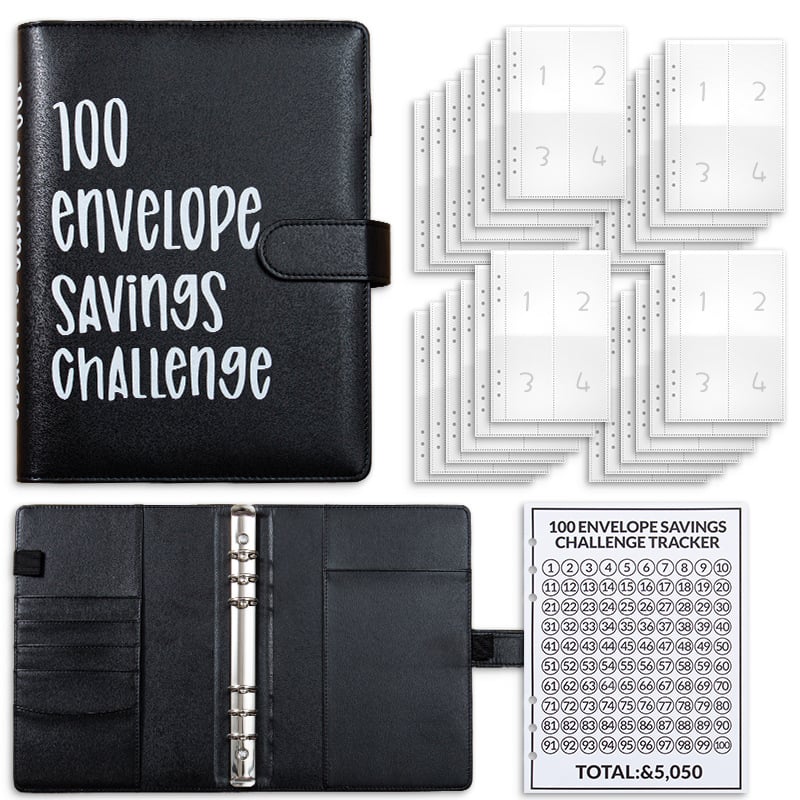 ✉️100 Envelope Savings Challenge Book