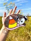 Handmade Opossum Stained Glass Suncatcher