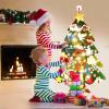 🧒🎄Felt Christmas Tree Set With 32PCS Ornaments Wall Hanging Tree & 35LED String Lights - BUY 2 GET FREE SHIPPING