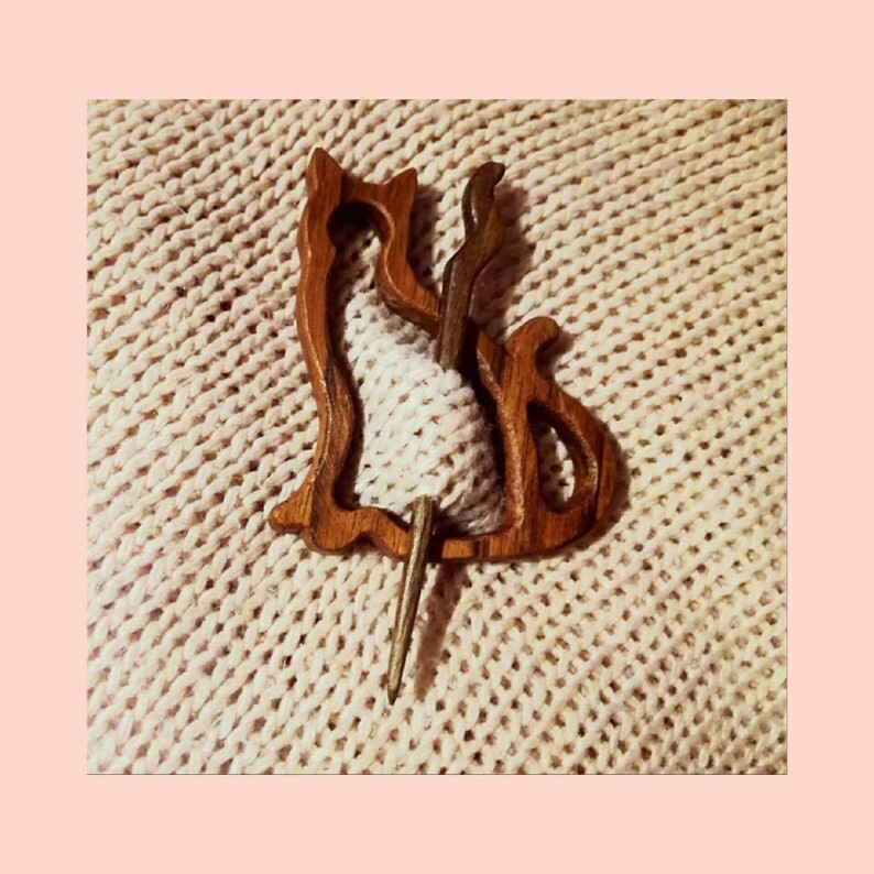 🎅Christmas-Big Sale 65%OFF-2022 Winter Hot Sale Brooch pin with wooden animal pattern (sweater clip)