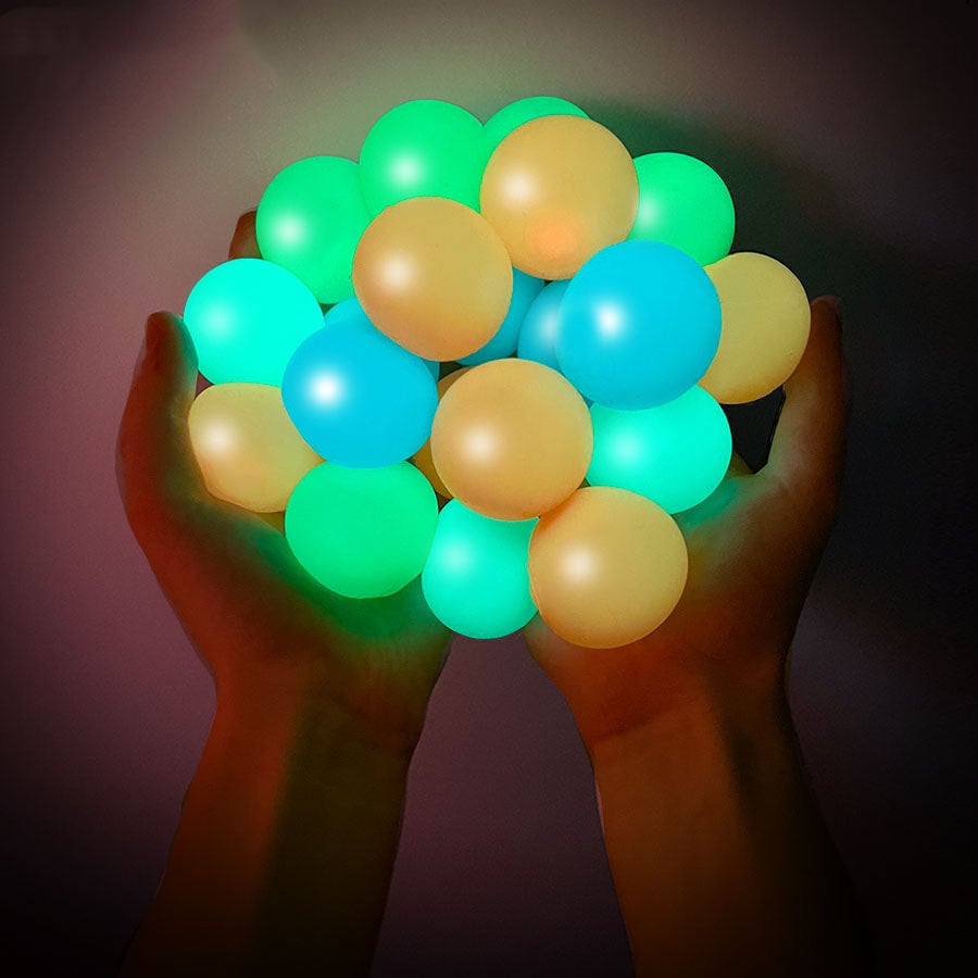 (🌲Early Christmas Sale- 49% OFF)Fluorescent Sticky Target Stress Reliever Balls