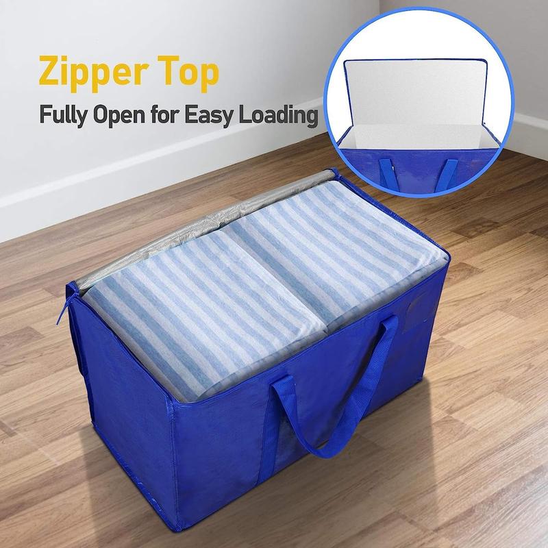 🔥LAST DAY 50% OFF - 24 Gallon Extra Large Heavy Duty Foldable Moving Bags⚡BUY 2 FREE SHIPPING