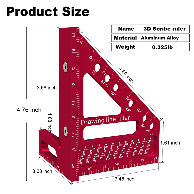⏰LAST DAY SALE 50% OFF💥3D Multi-Marking Square