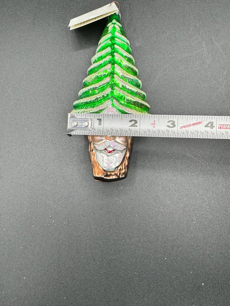 🎄🎅Festive Pine Tree Santa Ornament!