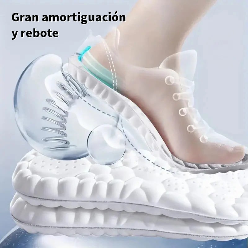 1 Par de Plantillas Deportivas Con Tecnología 4D Cloud Para Hombre Y Mujer🦶Compra 2 Obtén 15% OFF