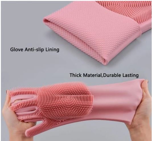 🔥🔥🔥Mother's Day hot sale-70% OFF ! Reusable Silicone Cleaning Gloves (🛒BUY 2 GET 1 FREE)