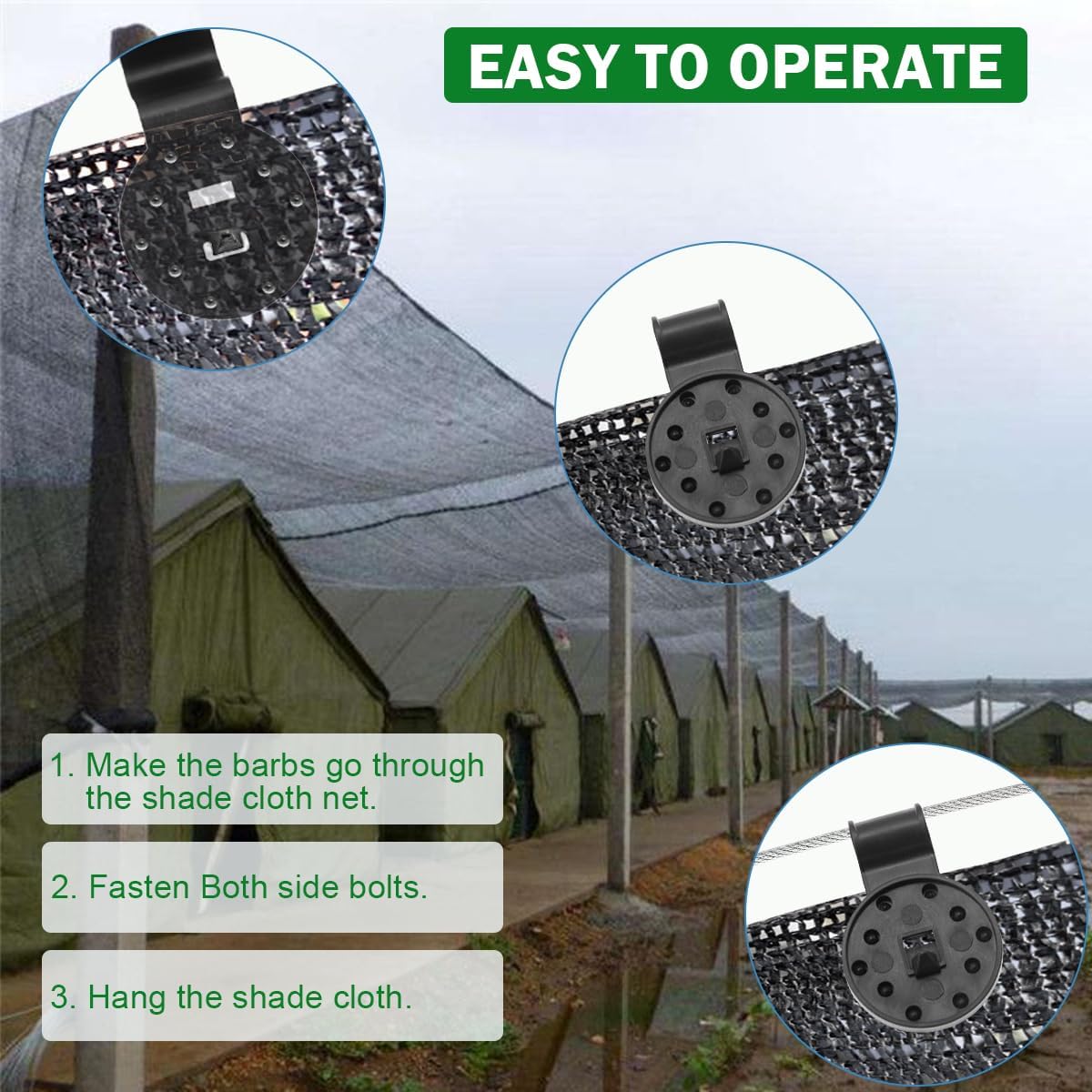 (🔥HOT SALE NOW 49% OFF) Shade Cloth Heavy Duty Lock Grip