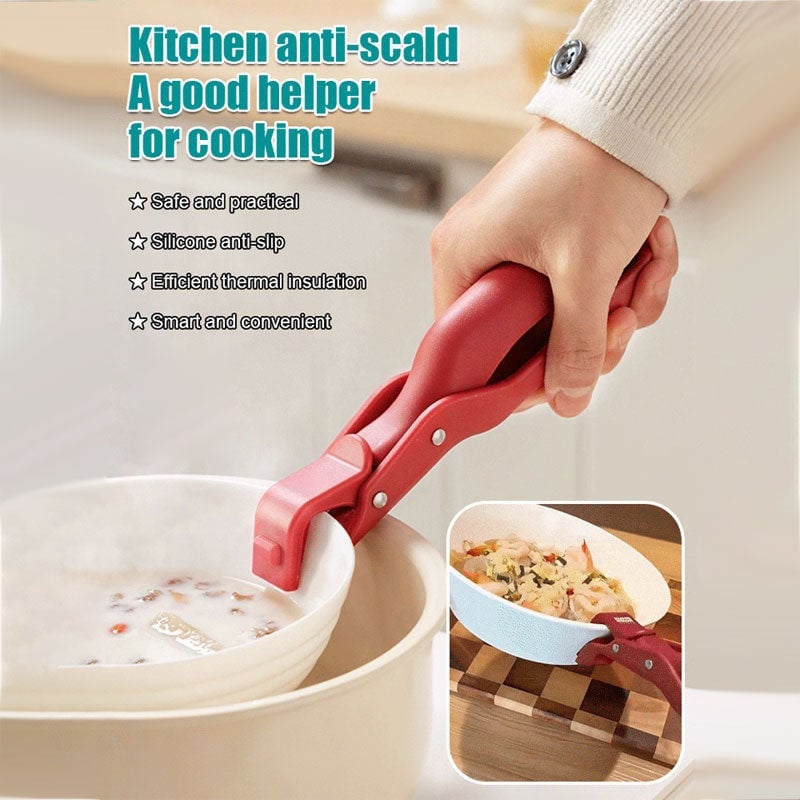 🎅Christmas Hot Sale🔥Multi-Purpose Anti-Scald Bowl Holder Clip for Kitchen