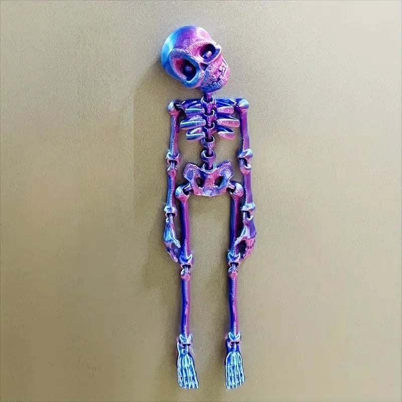 💥LAST DAY SALE 50% OFF🎃3D Printed Vintage Skeleton Magnetic Figurine