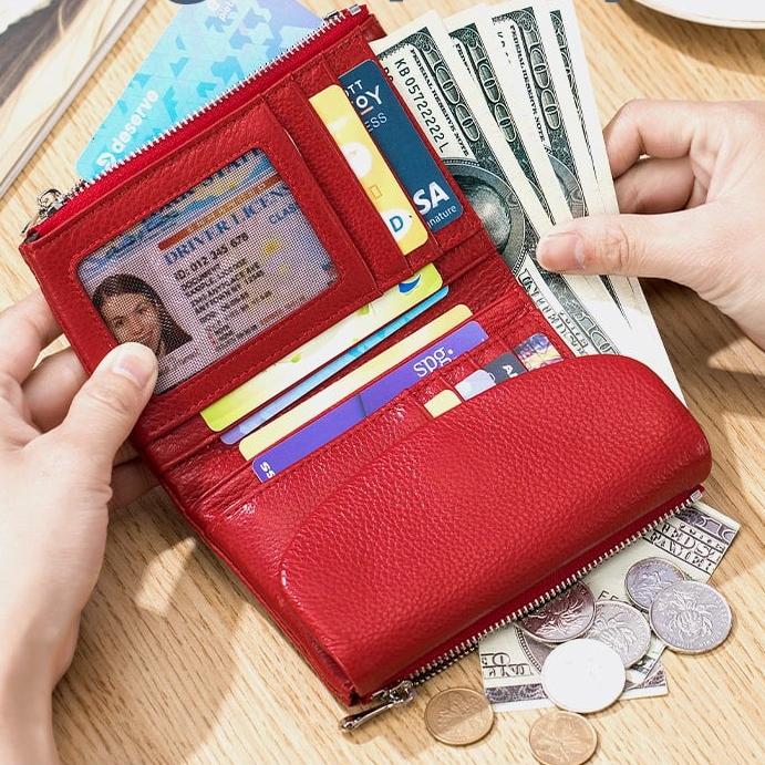 ⏰LAST DAY SALE 50% OFF💥Unisex Pebble Leather Wallet