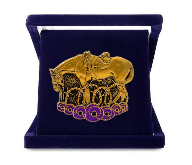 Limited Edition - War Horse Purple Poppy Remembered Brooch