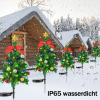 🔥LETZTER TAG 50 % RABATT🎄Solar Weihnachtsbaumlichter Außenbeleuchtung wasserdicht