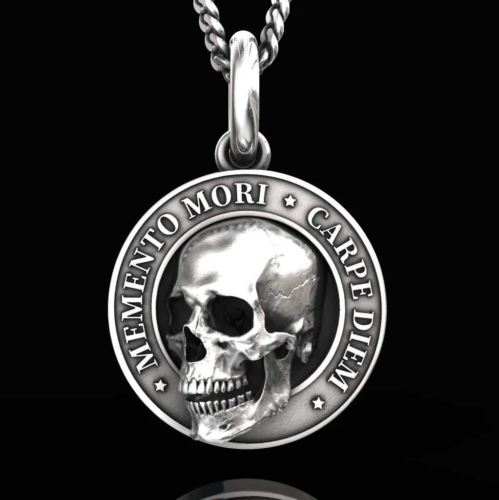 🔥Last Day Promotion 48% OFF-🎁-Memento Mori Skull Pendant