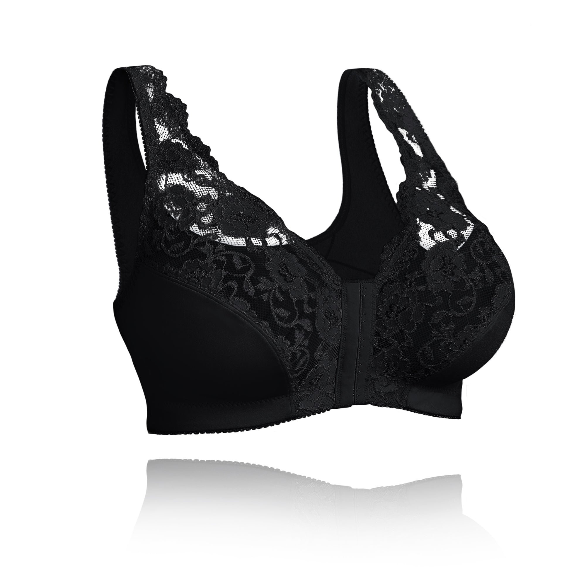 🎁LAST DAY 45% OFF🎁Front hooks, stretch-lace, super-lift, and posture correction – ALL IN ONE BRA!