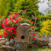 🔥Back in stock after selling out! ❤️Handmade Metal Birdhouse Garden Stakes