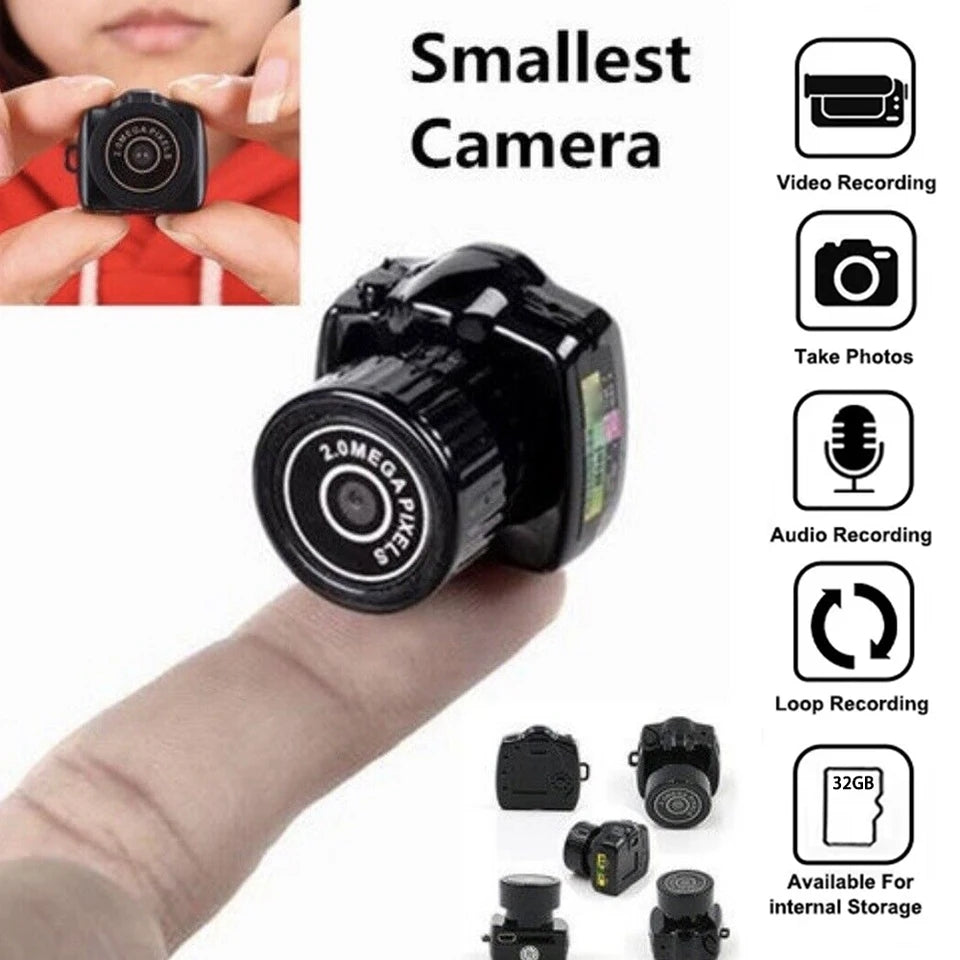 🔥Last Day Promotion - 50% OFF🎁-Mini HD Video Recorder Wireless 360-degree Night Vision Camera