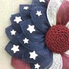 American flag independent sun flower Wreath - BUY 2 FREE SHIPPING