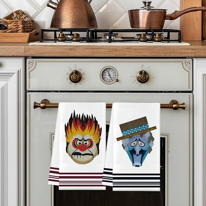 (🎄Early Christmas Sale - 49% OFF)🔥Heat Miser & Snow Miser Christmas Towel