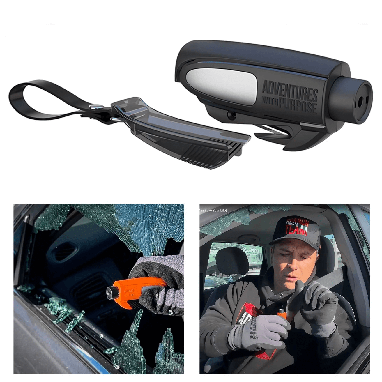 🔥Last Day Promotion 70% OFF🔥2-in-1 Emergency Window Breaker & Seatbelt Cutter