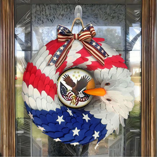 🔥Handmade American Eagle Patriot Wreath