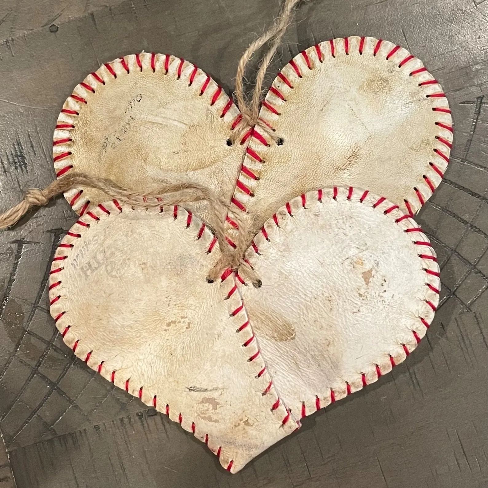 ❤️⚾Handmade USED Tournament Baseballs Heart