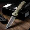 ⚔ Tactical Folding Knife – CPM-D2 Blade, Nylon Fiber Handle