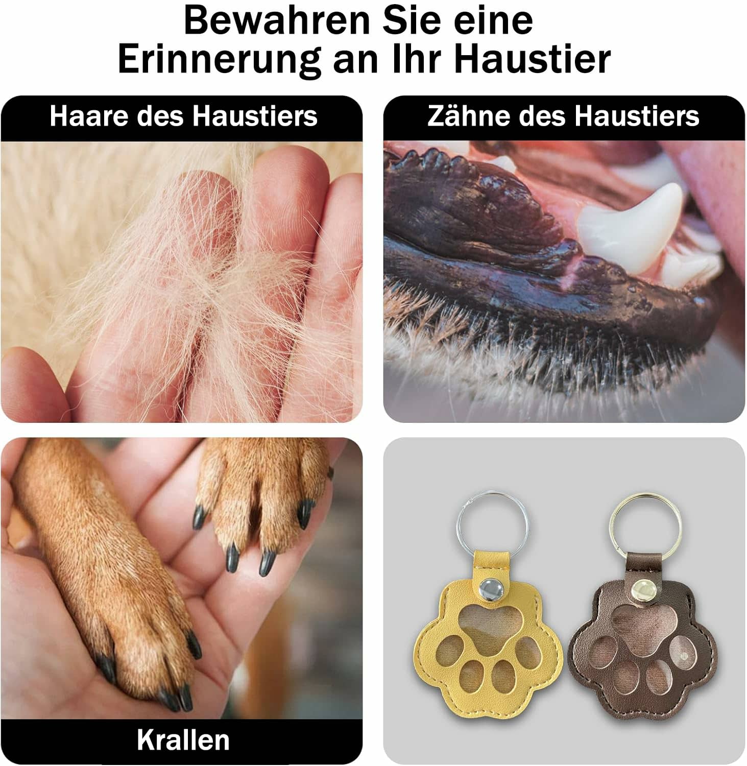 🔥Kaufen Sie 3 und erhalten Sie 1 gratis💖 Schlüsselanhänger aus Leder zur Erinnerung an Ihr Haustier