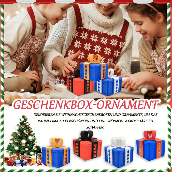 🔥Letzter Tag 49% Rabatt🎅3D gedruckte Geschenkbox