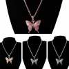 LAST DAY 50%OFF - BUTTERFLY CRYSTAL PENDANT NECKLACE