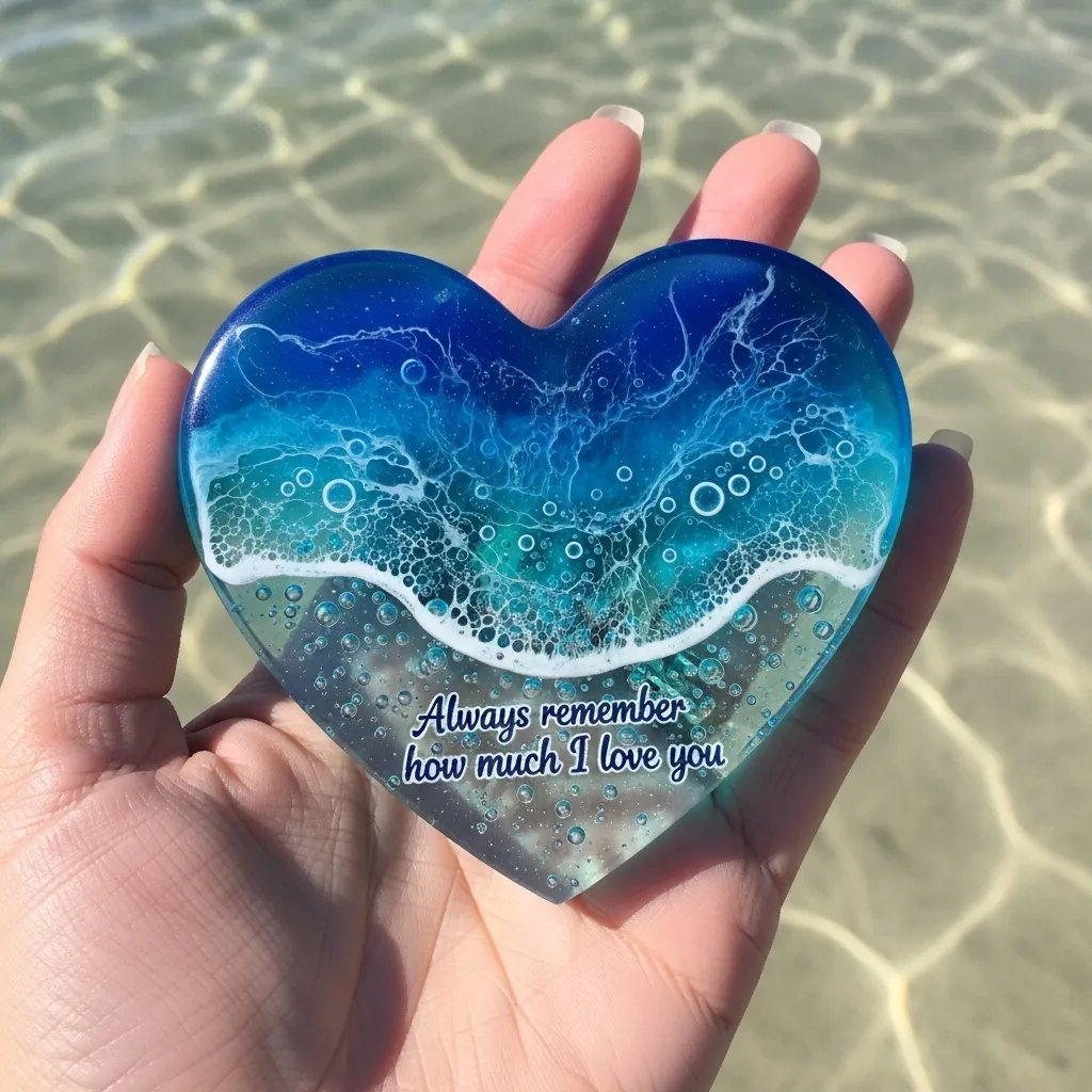 🔥 🌊💖Ocean Pocket Heart