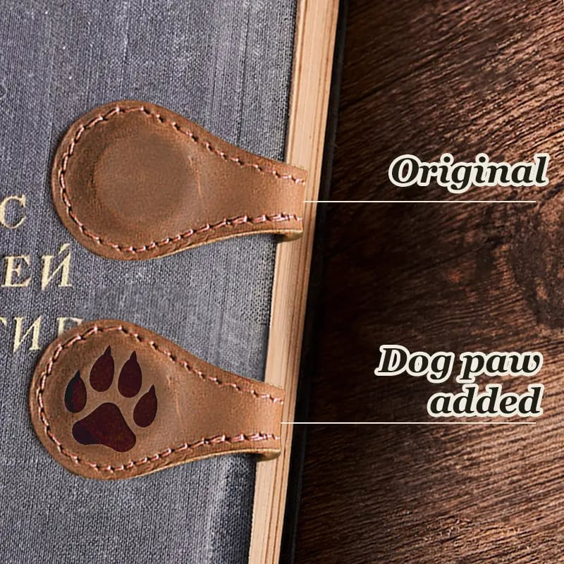 Last Day Promotion 70% OFF - 🔥Personalized Magnetic Leather Bookmark